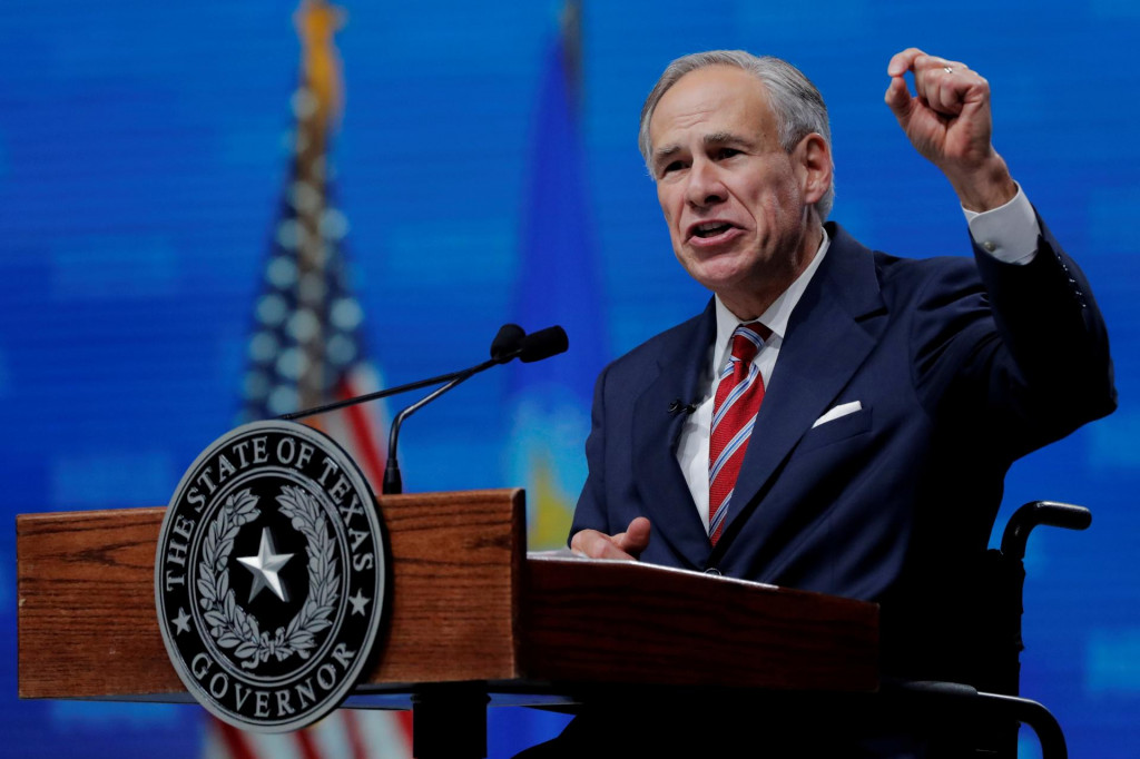 Guvernér amerického štátu Texas Greg Abbott. FOTO: Reuters