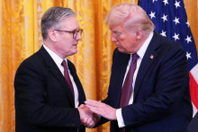 Keir Starmer a Donald Trump. FOTO: Reuters