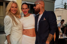 Lenka Debnárová so Simonou Krainovou.