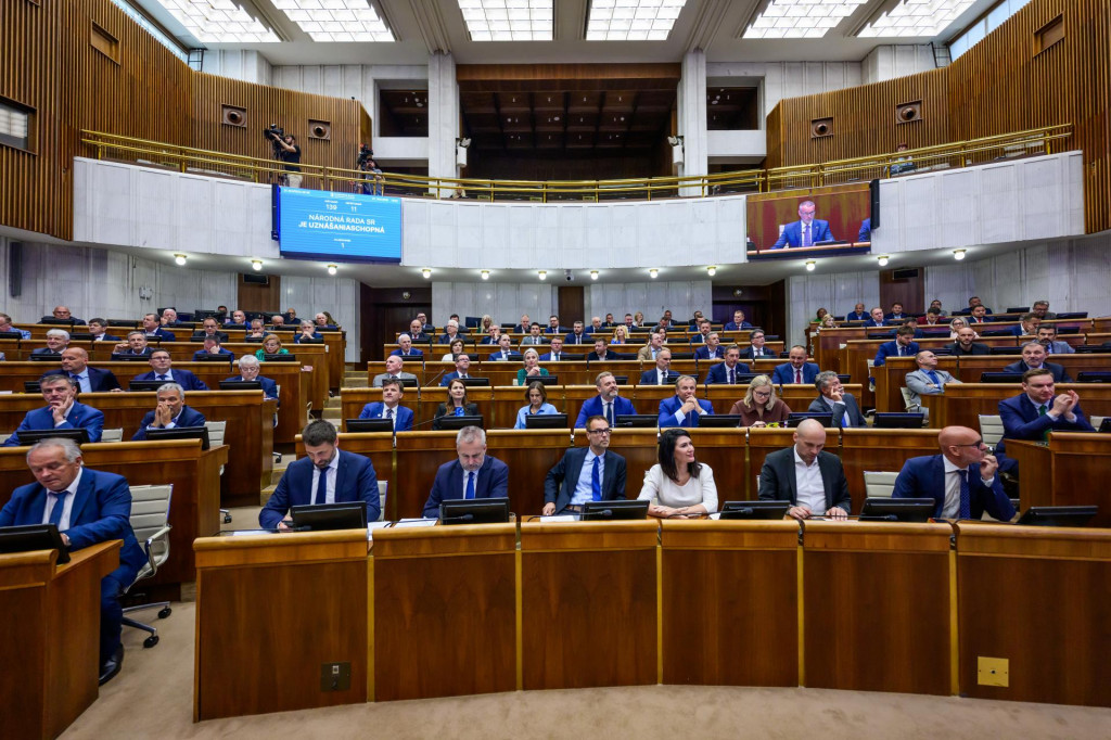 Plénum Národnej rady. FOTO: TASR/Jaroslav Novák