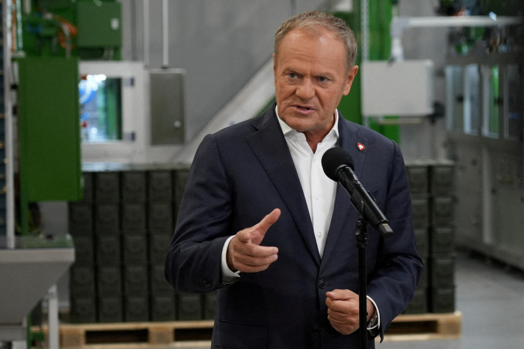 Poľský premiér Donald Tusk. FOTO: Reuters