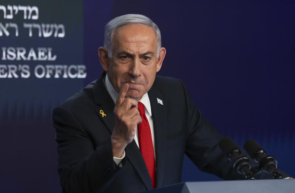 Izraelský premiér Benjamin Netanjahu. FOTO: TASR/AP
