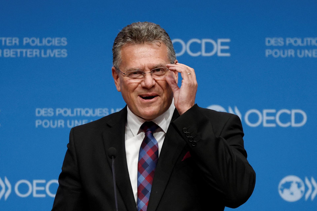 Eurokomisár pre obchod a hospodársku bezpečnosť Maroš Šefčovič. FOTO: REUTERS