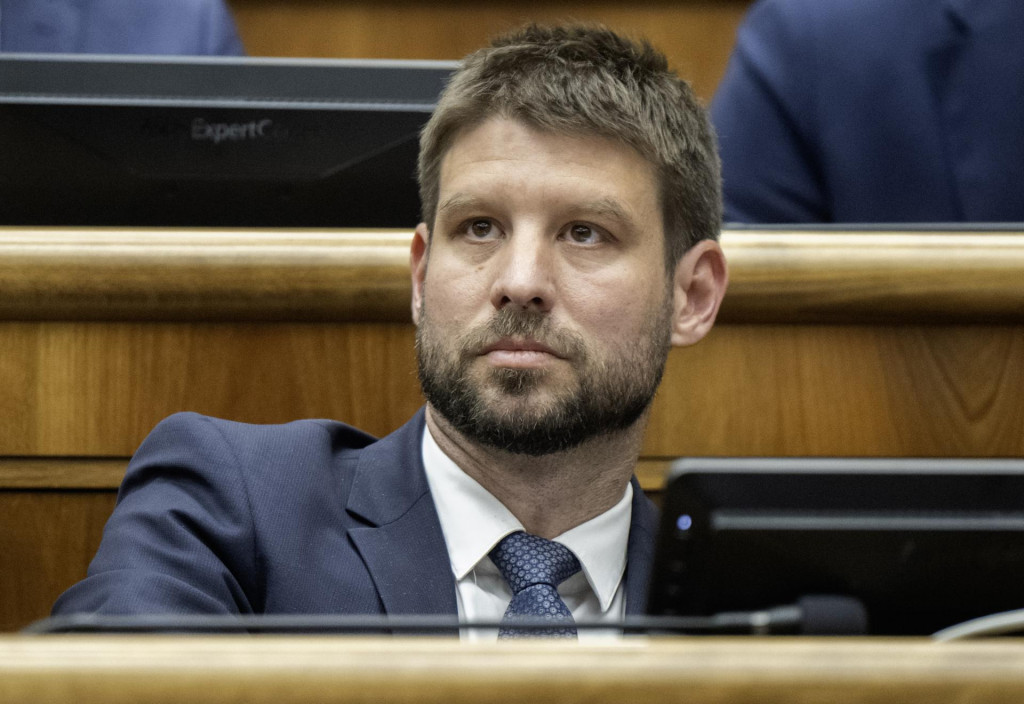 Opozičn&yacute; poslanec N&aacute;rodnej rady Michal &Scaron;imečka (PS). FOTO: TASR/Martin Baumann