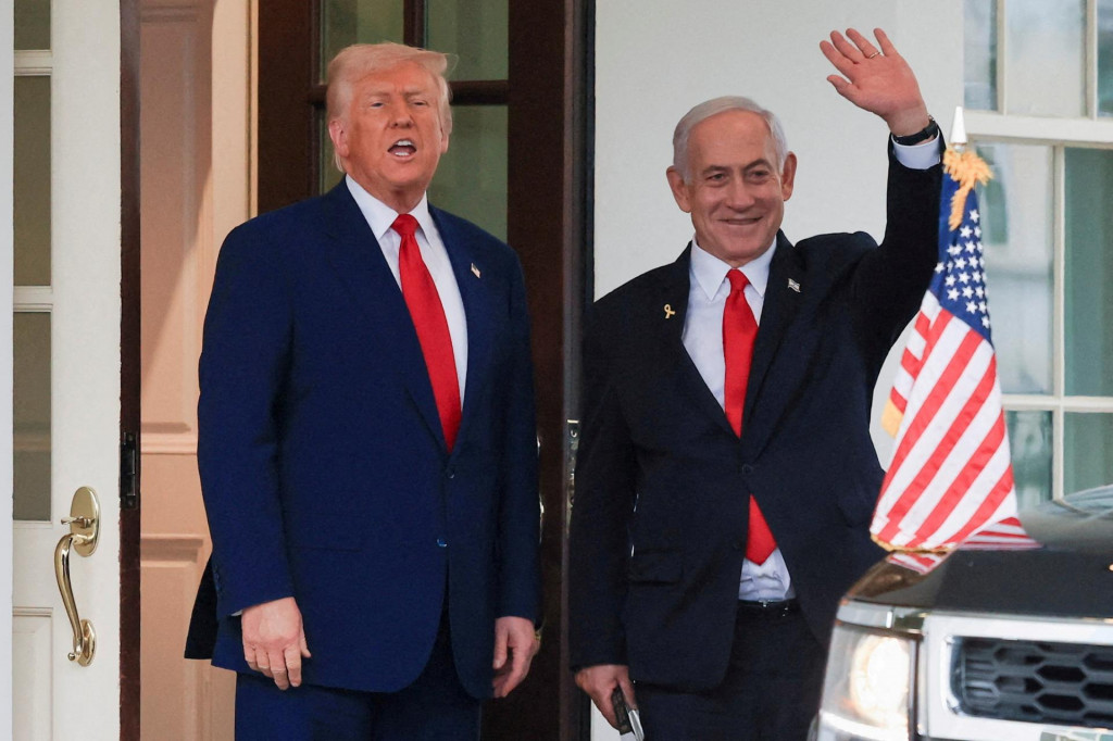 Americký prezident Donald Trump si bol plánu izraelského premiéra Benjamina Netanjahua na útok na Irán vedomý. FOTO: Reuters/K. Mohatt