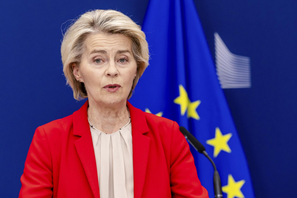 Predsedníčka Európskej komisie Ursula von der Leyenová. FOTO: TASR/AP