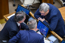 O zmenách v Ústave prebieha tento týždeň na pôde parlamentu intenzívna diskusia. FOTO: TASR/J. Novák