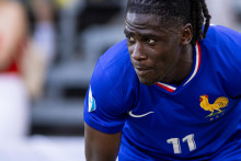 Na snímke futbalista Loum Tchaouna (Francúzsko). FOTO: TASR/Daniel Stehlík