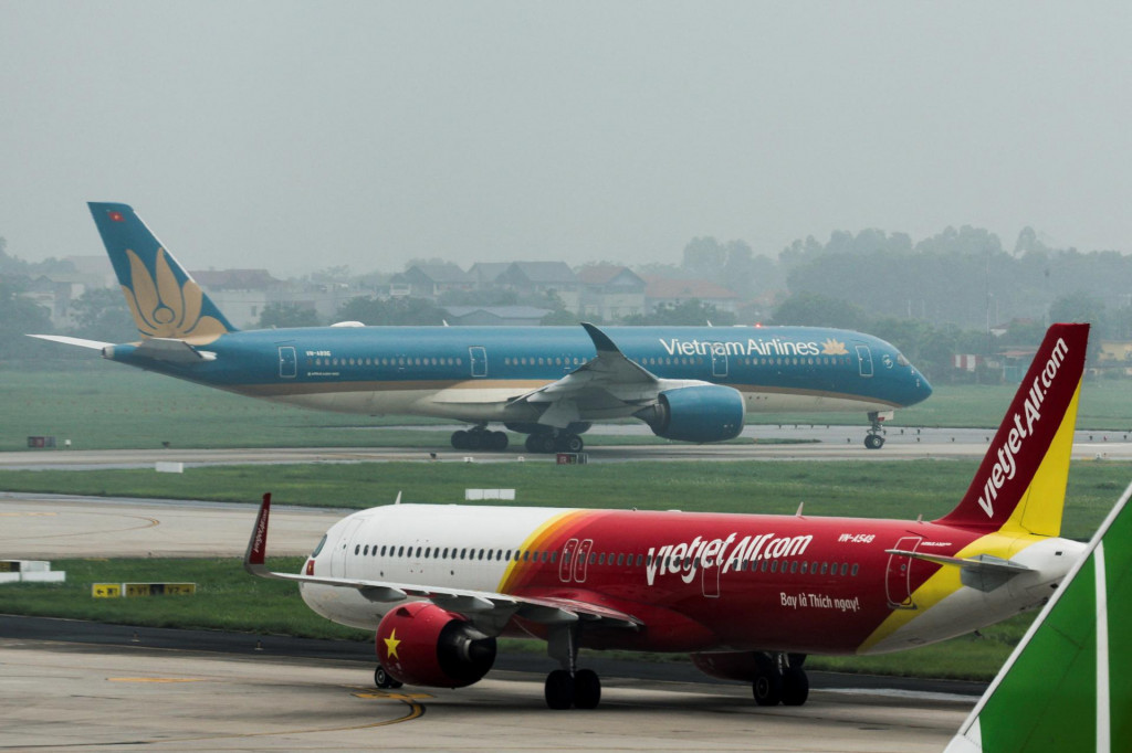 VietJet Airline v Hanoi, Vietnam. FOTO: REUTERS