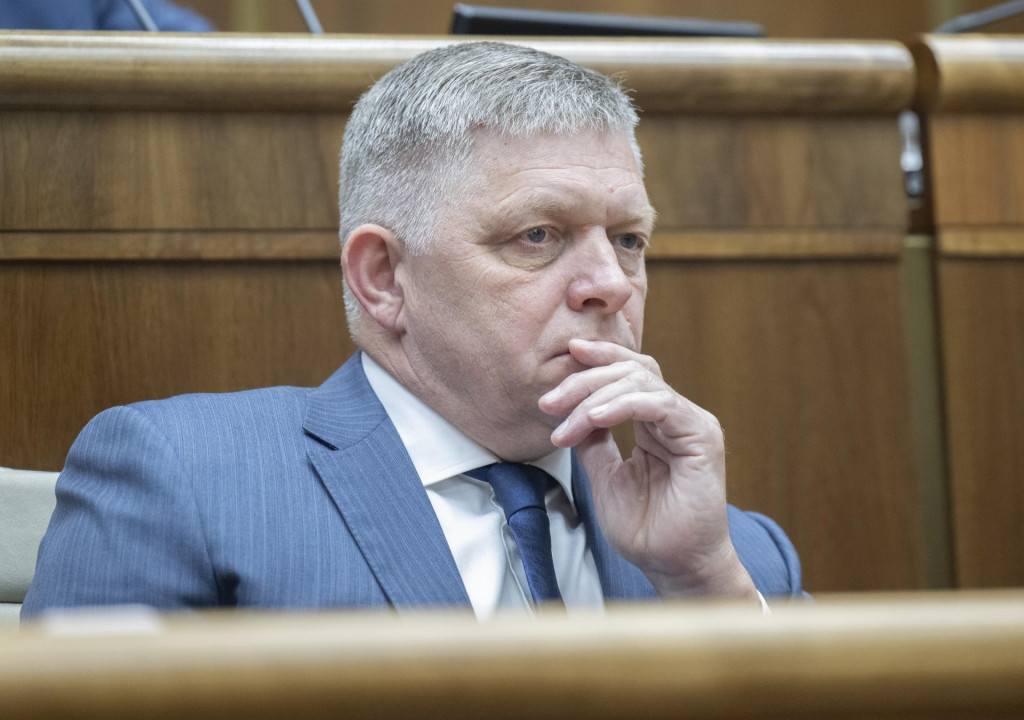 Premiér Robert Fico. FOTO: TASR/Martin Baumann