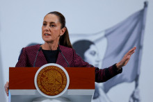 Mexická prezidentka Claudia Sheinbaumová. FOTO: Reuters