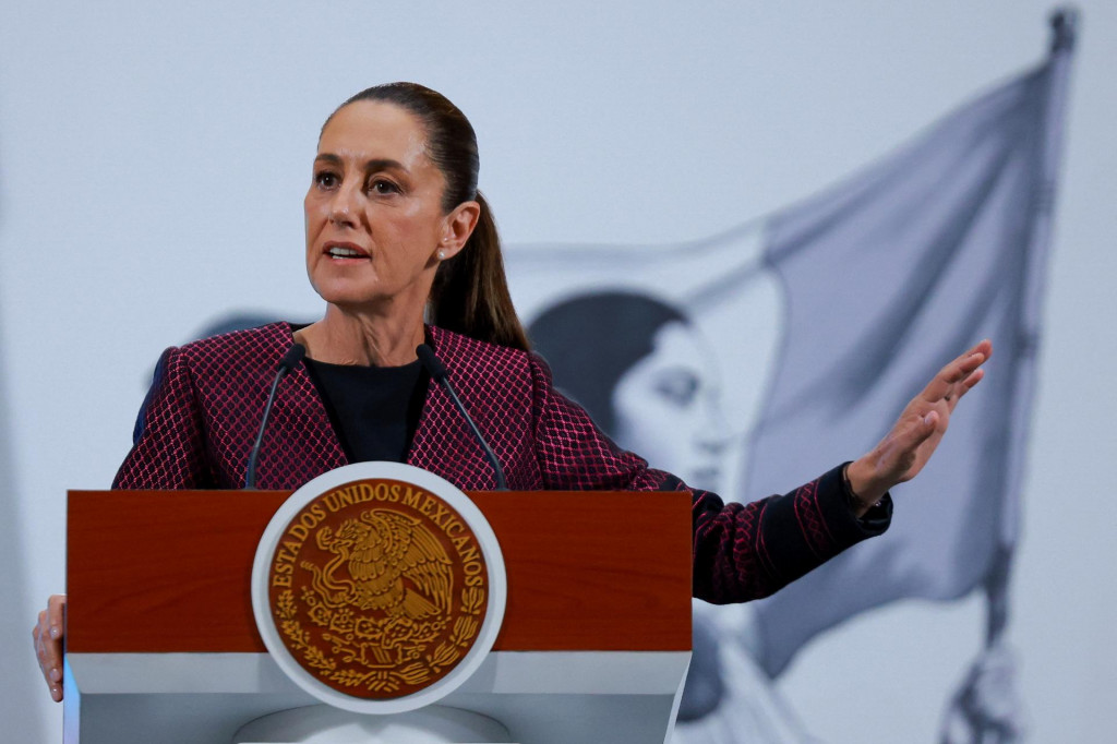 Mexická prezidentka Claudia Sheinbaumová. FOTO: Reuters