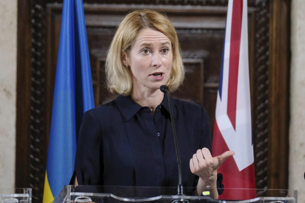 Šéfka diplomacie EÚ Kaja Kallasová. FOTO: TASR/AP