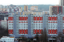 Na snímke je najväčšie bratislavské sídlisko Petržalka.

FOTO: ARCHÍV HN