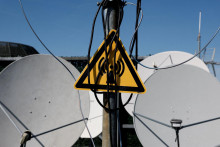 Satelity Eutelsat v Paríži. FOTO: Reuters