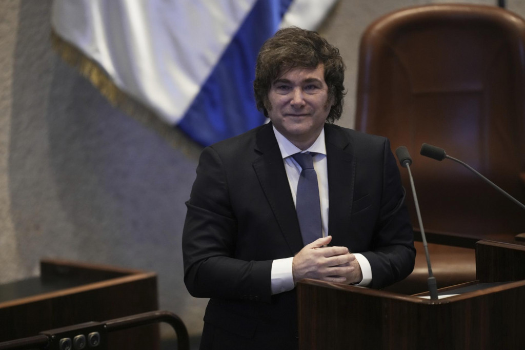 Argentínsky prezident Javier Milei. FOTO: TASR/AP