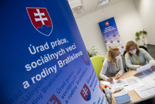 Pracovisko Úradu práce, sociálnych vecí a rodiny. FOTO: TASR/Jaroslav Novák