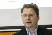 Predseda Lekárskeho odborového združenia Peter Visolajský. FOTO: TASR/Dano Veselský