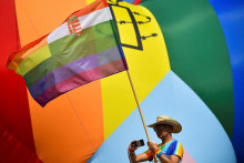 Pochod Pride v Budapešti v Maďarsku (23. júla 2022). FOTO: Reuters