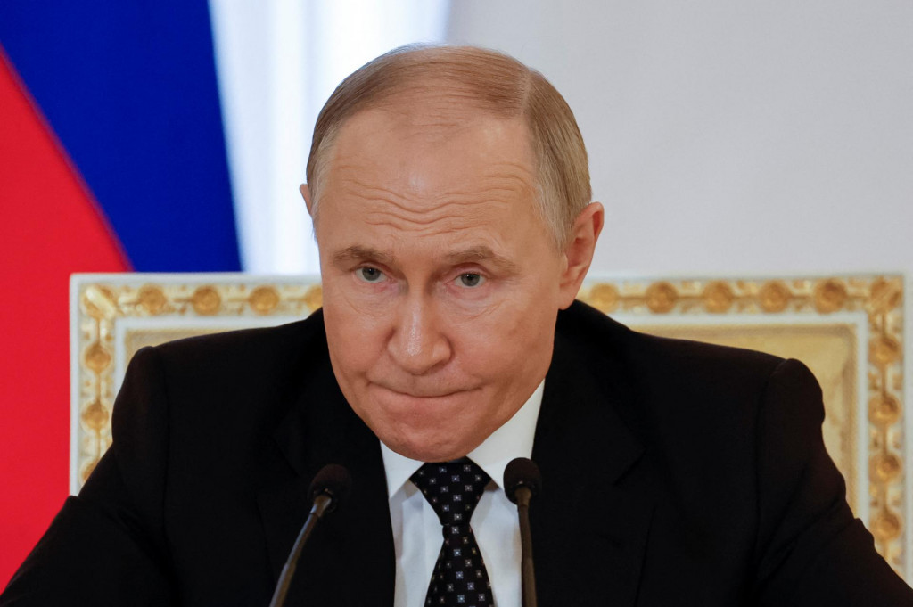 Vladimir Putin na ekonomickom fóre v Petrohrade. FOTO: REUTERS