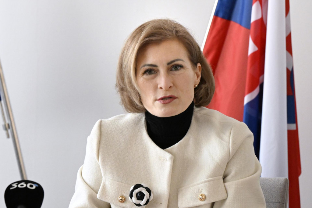 Predsedníčka Úradu geodézie, kartografie a katastra SR Lucia Gocníková. FOTO: TASR/Pavel Neubauer