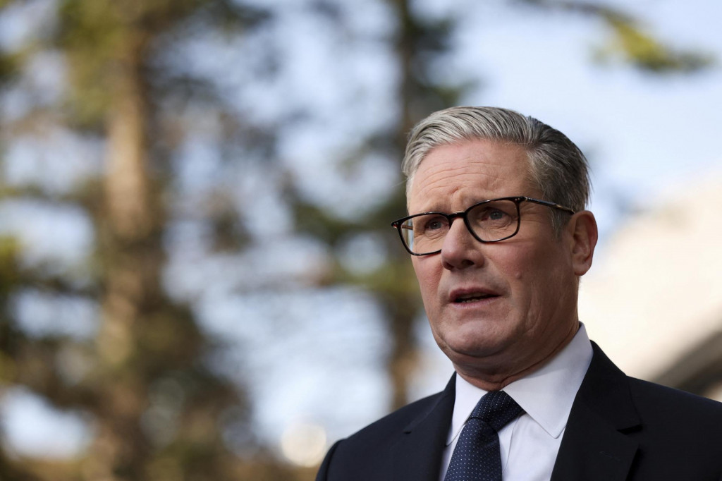 Britsk&yacute; premi&eacute;r Keir Starmer. FOTO: TASR/AP