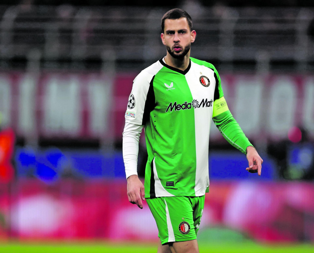 O dôležitosti Dávida Hancka v tíme Feyenoordu Rotterdam svedčí aj fakt, že náš legionár je kapitánom holandského veľkoklubu. FOTO: Shuterstock (ph.FAB)