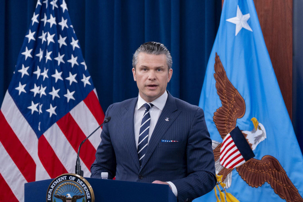 Americký minister obrany Pete Hegseth. FOTO: TASR/AP