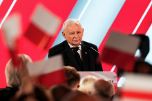 Poľský opozičný líder Jaroslaw Kaczyňski. FOTO: Reuters