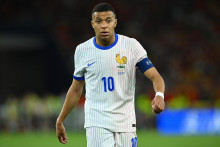 Francúzsky futbalový útočník Kylian Mbappé. FOTO: Reuters