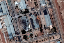Komplex Isfahan po tom, čo USA zaútočili na jadrové zariadenie. FOTO: Reuters
