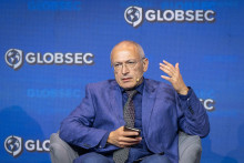 Michail Chodorkovskij žije už desať rokov v londýnskom exile. Tento mesiac navštívil Prahu, kde sa zúčastnil na bezpečnostnej konferencii Globsec. FOTO: GLOBSEC