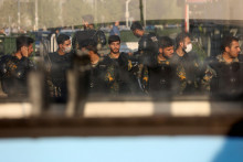 Iránska polícia. FOTO: Reuters