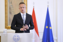 Maďarský minister zahraničných vecí Péter Szijjártó. FOTO: TASR/AP