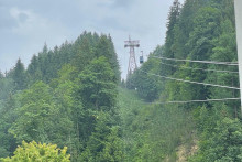 Po búrke v západnom Rakúsku zostalo 19 ľudí niekoľko hodín uväznených v lanovke na vrch Karren. FOTO: Facebook/Stadt Dornbirn