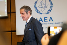 Riaditeľ Medzinárodnej agentúry pre atómovú energiu Rafael Grossi. FOTO: Reuters