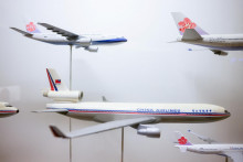 Taiwanské China Airlines múzeum. FOTO: REUTERS
