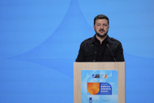 Ukrajinský prezident Volodymyr Zelenskyj. FOTO: TASR/AP