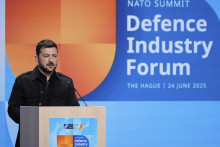 Ukrajinský prezident Volodymyr Zelenskyj. FOTO: TASR/AP