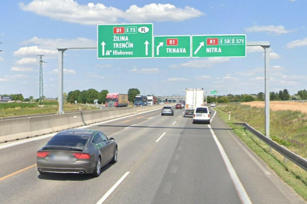 Diaľnica D1. FOTO: Google Maps