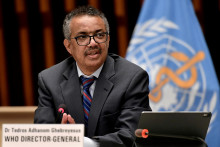 Generálny riaditeľ Svetovej zdravotníckej organizácie Tedros Adhanom Ghebreyesus. FOTO: Reuters