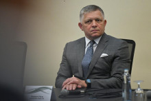 Fico narazil na odpor vo vlastnej koalícii pre podporu Ukrajiny.. FOTO: TASR/Lukáš Grinaj