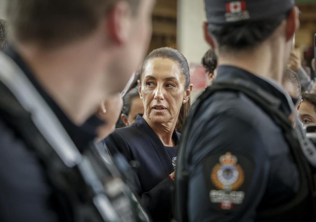 Mexická prezidentka Claudia Sheinbaumová. FOTO: TASR/AP
