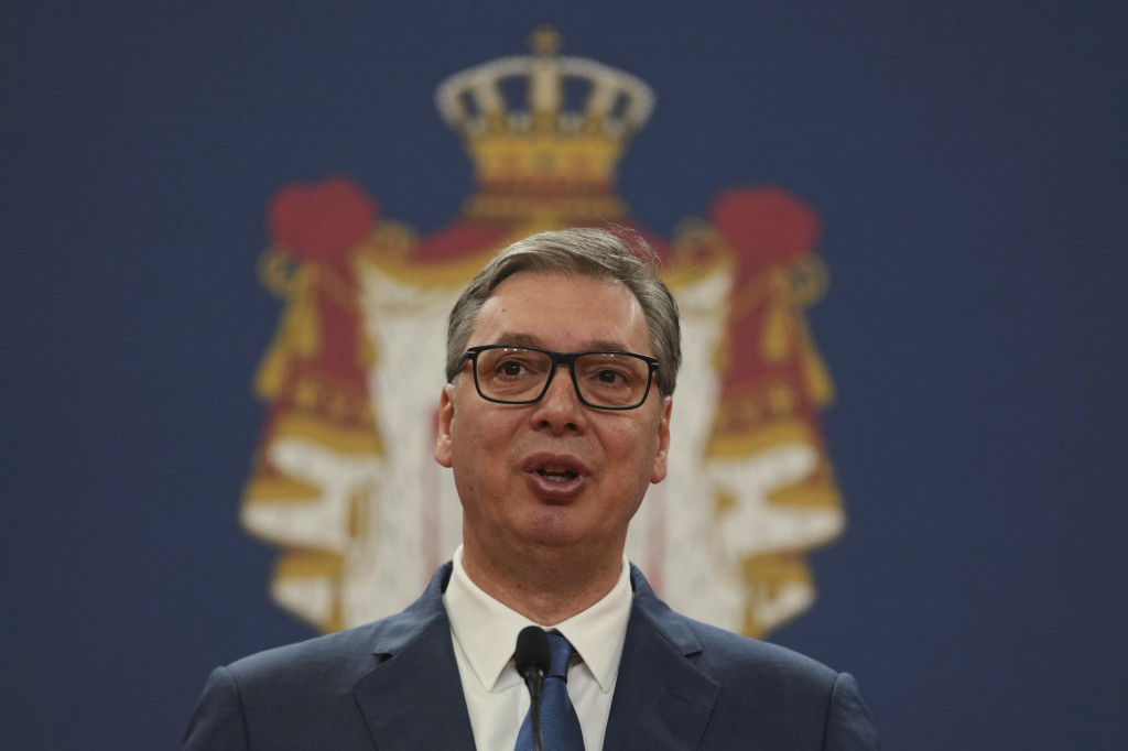 Srbský prezident Aleksandar Vučič. FOTO: TASR/AP