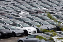 Elektrické autá Tesla. FOTO: Reuters