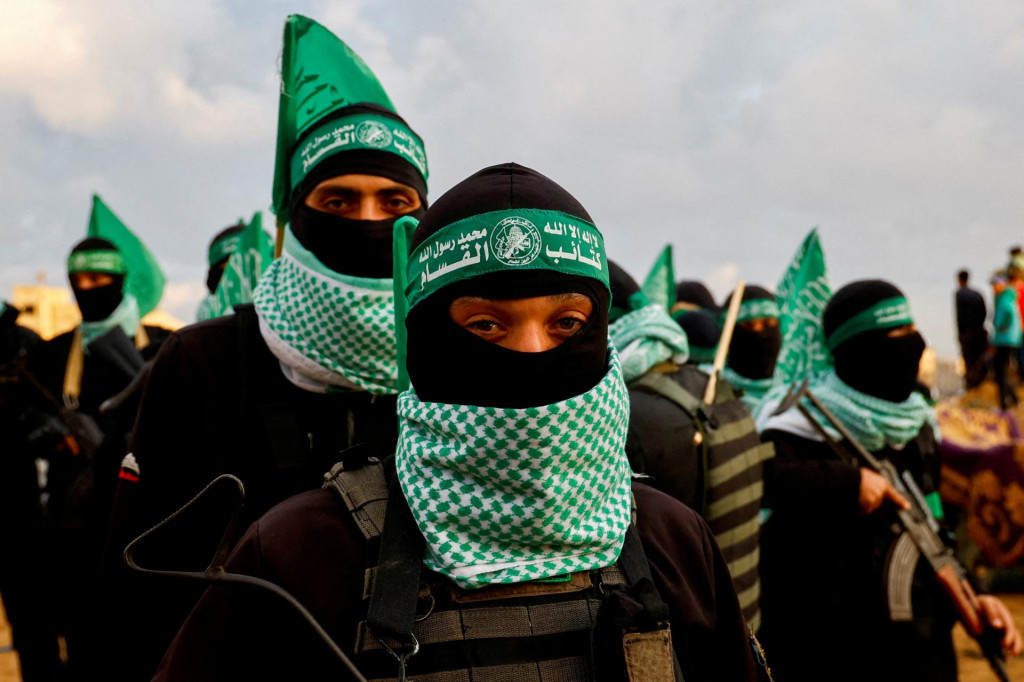Palestínski militanti Hamasu. FOTO: Reuters