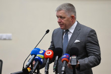 Predseda vlády Robert Fico. FOTO: TASR/Lukáš Grinaj