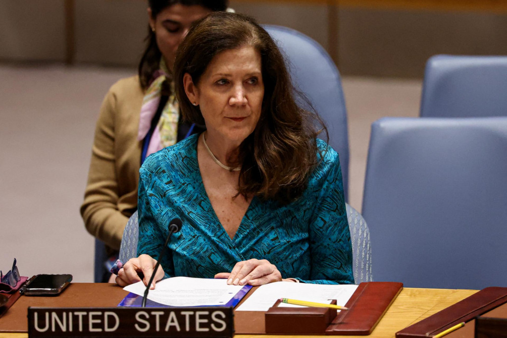 Úradujúca veľvyslankyňa USA pri OSN Dorothy Sheaová. FOTO: Reuters