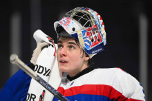 Najvyššie draftovaným Slovákom do NHL na rok 2025 sa stal brankár Michal Prádel. FOTO: iihf.com