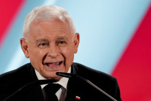 Líder poľskej opozičnej strany Právo a spravodlivosť Jaroslaw Kaczynski. FOTO: REUTERS